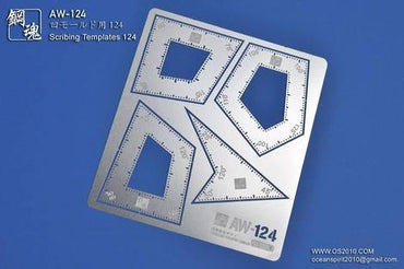 Madworks: Madworks AW-124 Protractor Photo Etched Template - Trinity Hobby