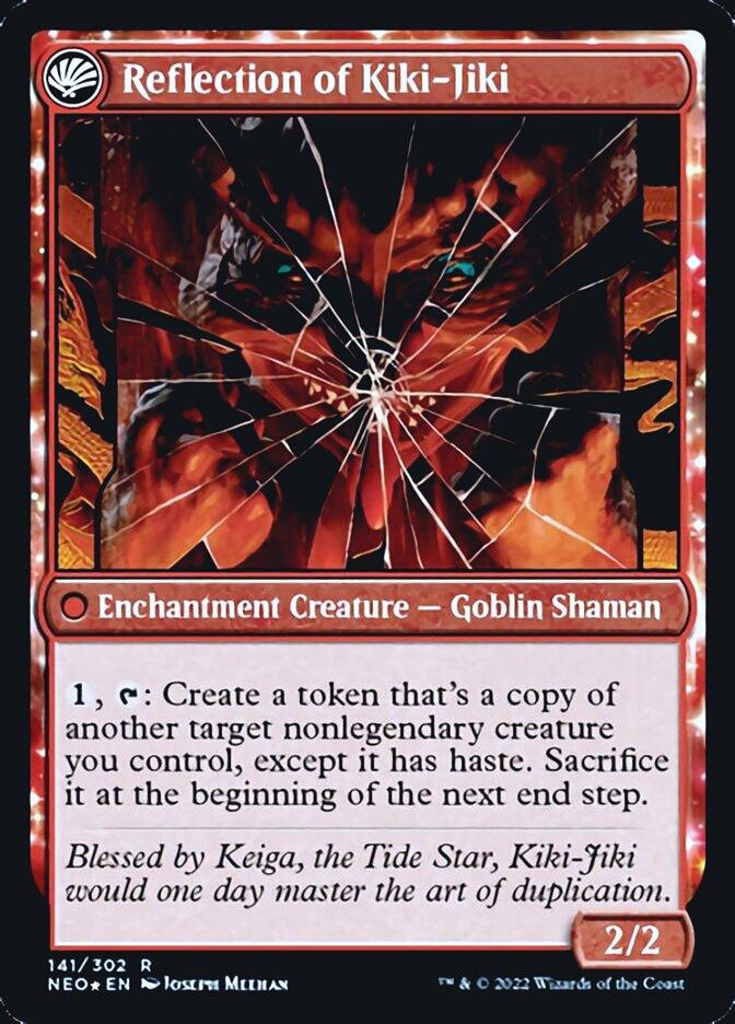 Fable of the Mirror-Breaker // Reflection of Kiki-Jiki [Kamigawa: Neon Dynasty Prerelease Promos] - Trinity Hobby