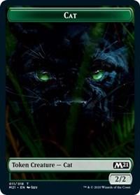 Cat (011) // Dog Double-Sided Token [Core Set 2021 Tokens] - Trinity Hobby