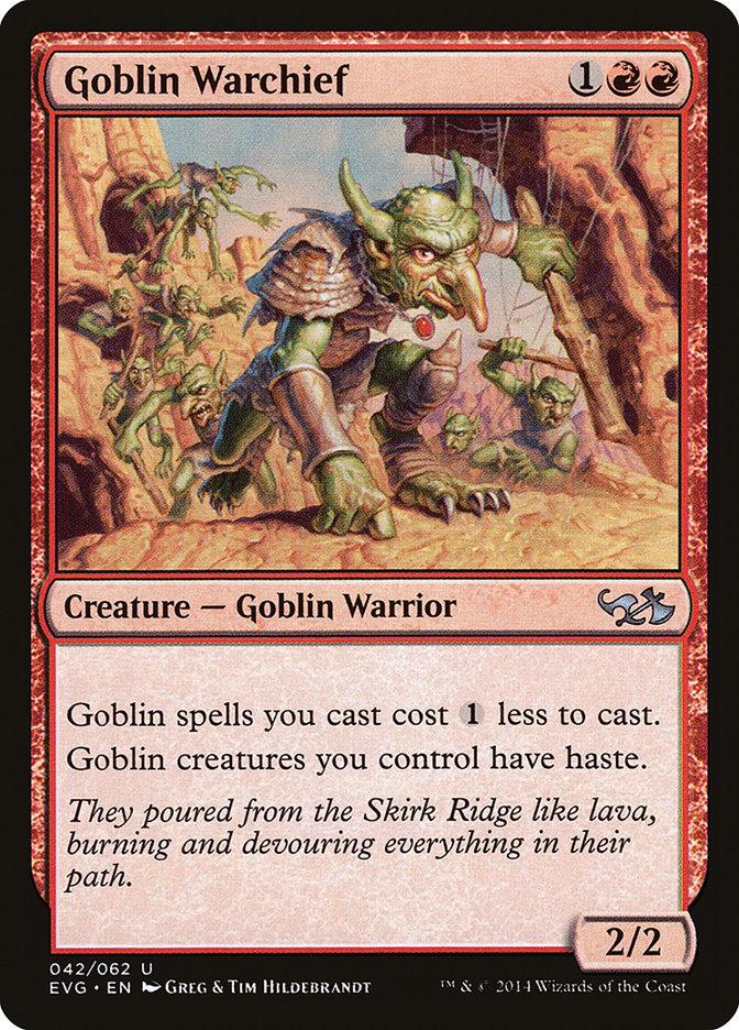 Goblin Warchief (Elves vs. Goblins) [Duel Decks Anthology] - Trinity Hobby