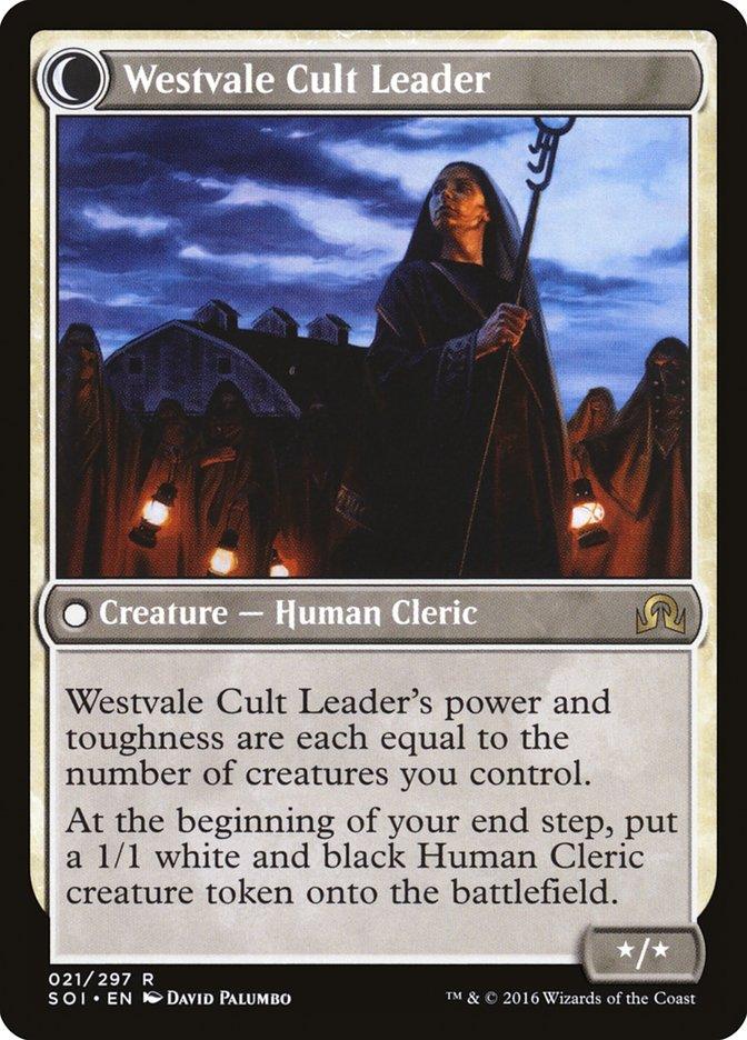 Hanweir Militia Captain // Westvale Cult Leader [Shadows over Innistrad] - Trinity Hobby
