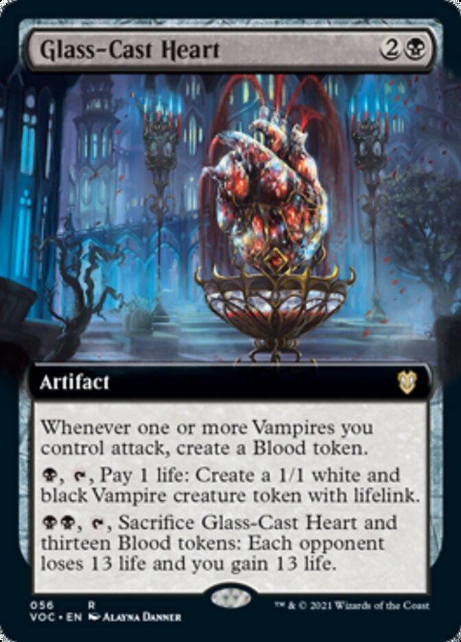 Glass-Cast Heart (Extended Art) [Innistrad: Crimson Vow Commander] - Trinity Hobby
