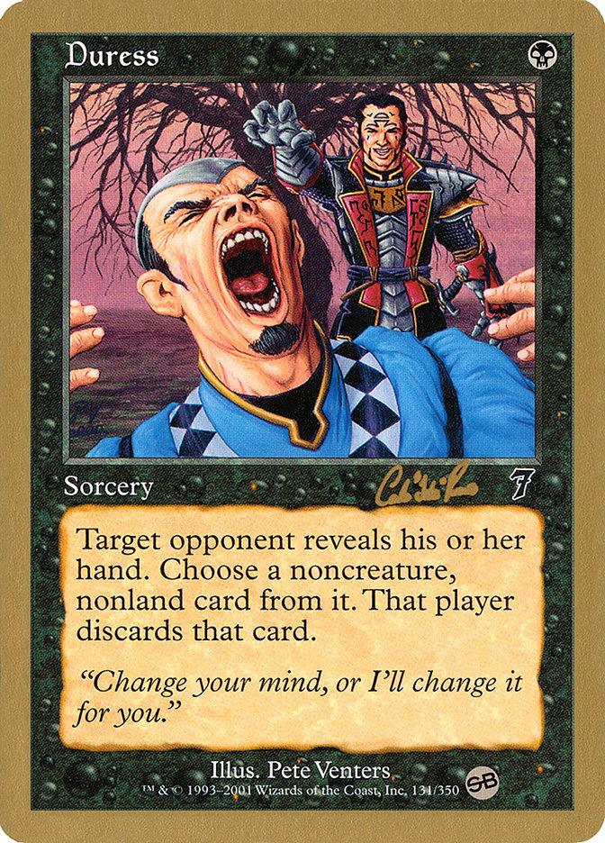 Duress (Carlos Romao) (SB) [World Championship Decks 2002] - Trinity Hobby