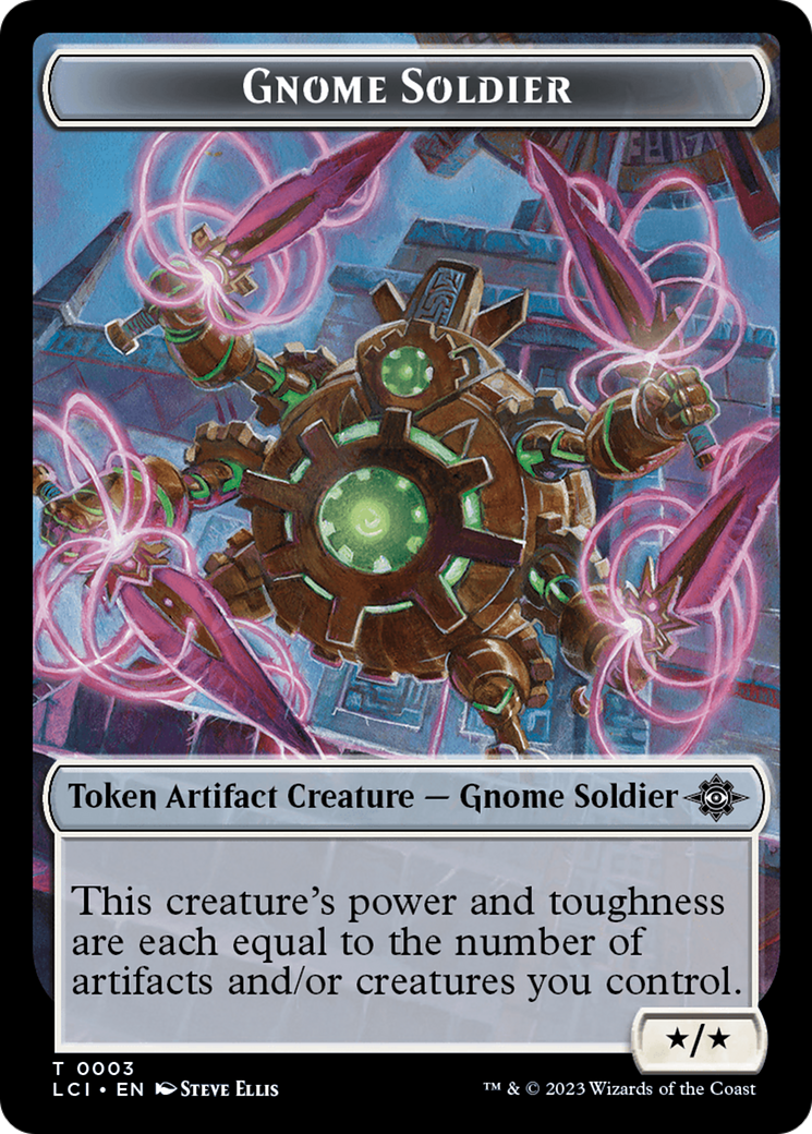 Treasure (0002) // Gnome Soldier Double-Sided Token [Jurassic World Collection Tokens] - Trinity Hobby