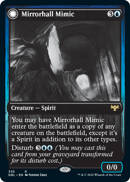 Mirrorhall Mimic // Ghastly Mimicry [Innistrad: Double Feature] - Trinity Hobby