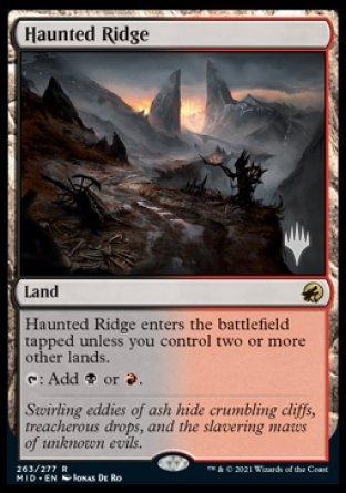 Haunted Ridge (Promo Pack) [Innistrad: Midnight Hunt Promos] - Trinity Hobby