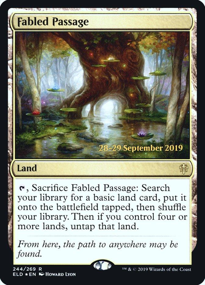 Fabled Passage [Throne of Eldraine Prerelease Promos] - Trinity Hobby