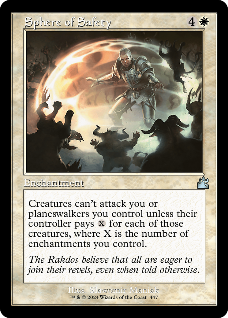Sphere of Safety (Retro Frame) [Ravnica Remastered] - Trinity Hobby