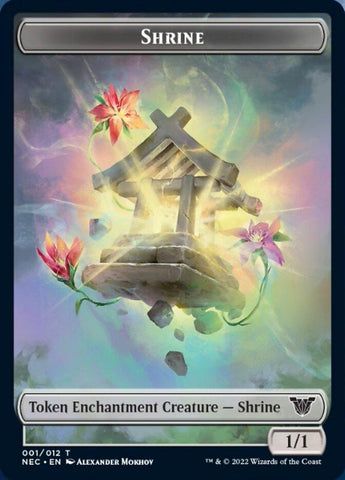 Shrine Token [Kamigawa: Neon Dynasty Commander Tokens] - Trinity Hobby
