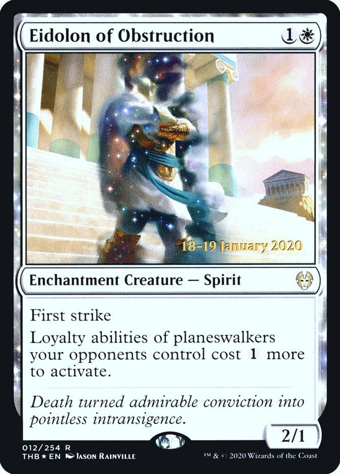 Eidolon of Obstruction [Theros Beyond Death Prerelease Promos] - Trinity Hobby