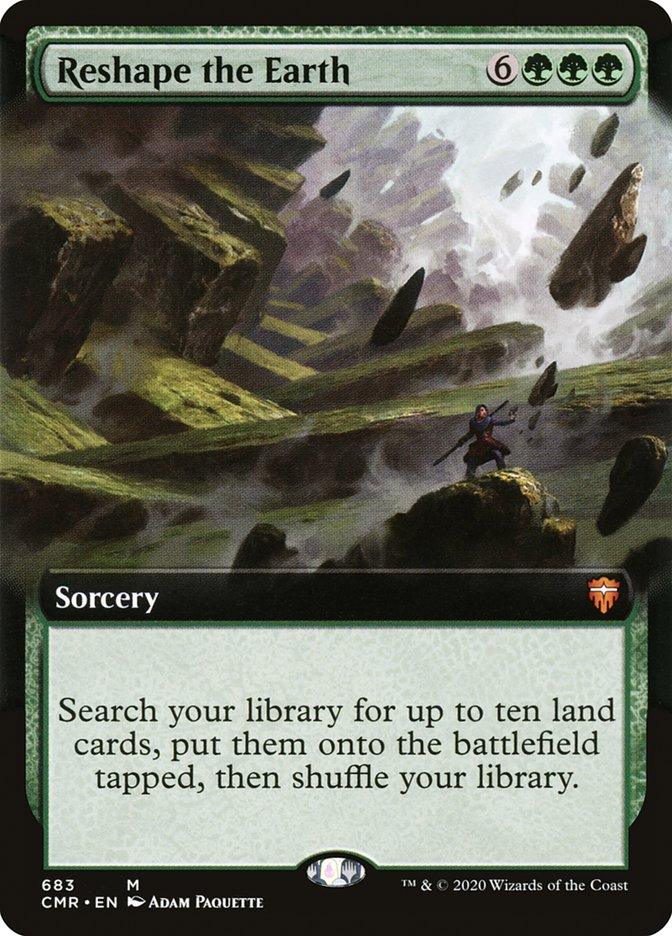 Reshape the Earth (Extended Art) [Commander Legends] - Trinity Hobby
