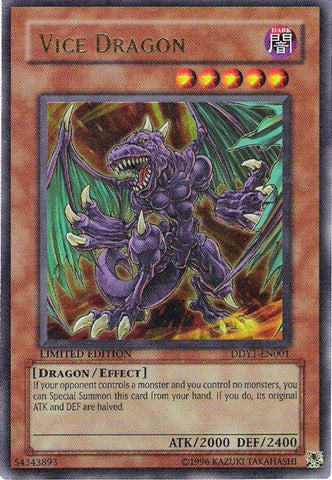 Vice Dragon (Promo) [DDY1-EN001] Ultra Rare - Trinity Hobby