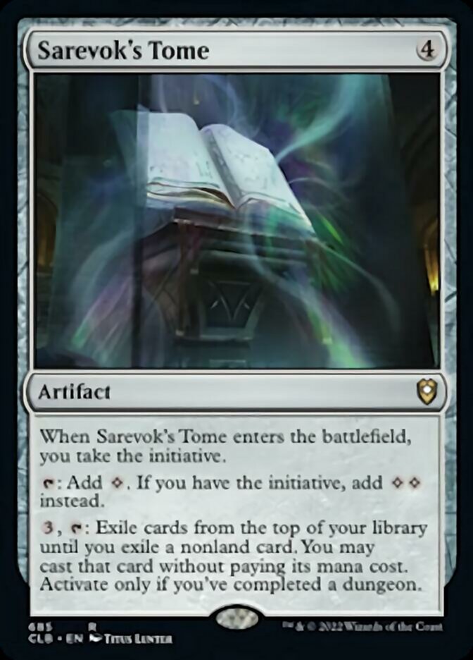 Sarevok's Tome [Commander Legends: Battle for Baldur's Gate] - Trinity Hobby