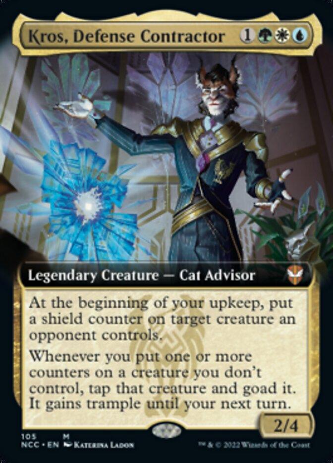 Kros, Defense Contractor (Extended Art) [Streets of New Capenna Commander] - Trinity Hobby