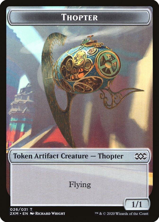 Servo // Thopter (026) Double-Sided Token [Double Masters Tokens] - Trinity Hobby
