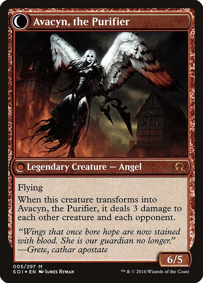 Archangel Avacyn // Avacyn, the Purifier [Shadows over Innistrad Prerelease Promos] - Trinity Hobby