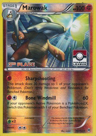 Marowak (78/162) (League Promo 3rd Place) [XY: BREAKthrough] - Trinity Hobby