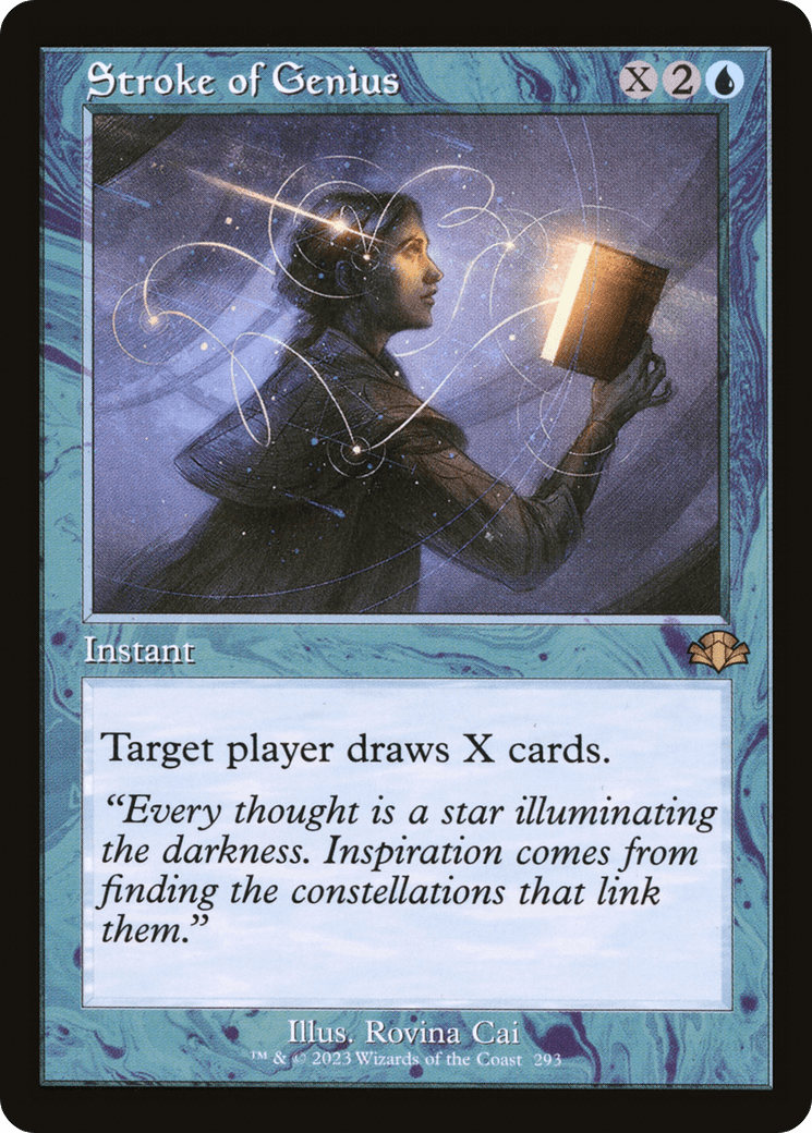 Stroke of Genius (Retro) [Dominaria Remastered] - Trinity Hobby