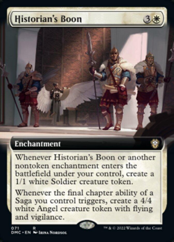 Historian's Boon (Extended Art) [Dominaria United Commander] - Trinity Hobby