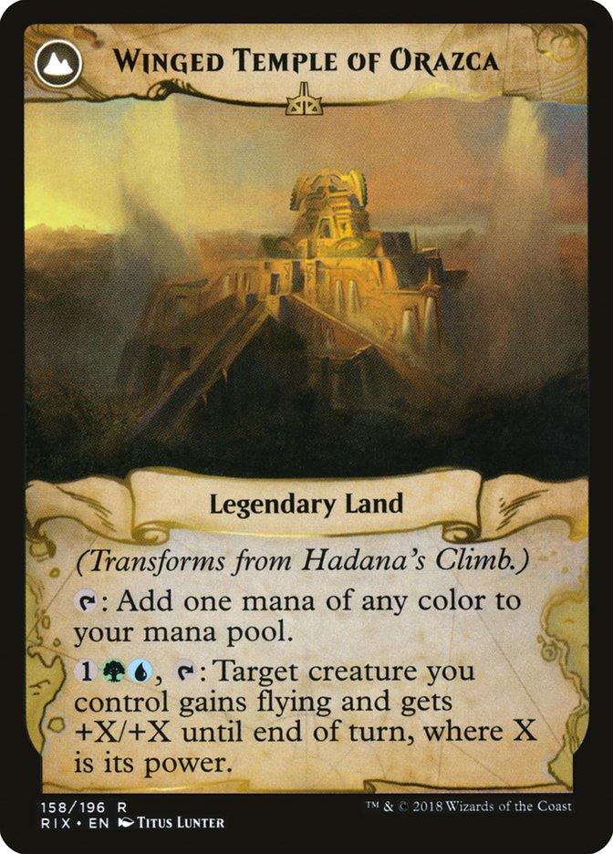 Hadana's Climb // Winged Temple of Orazca [Rivals of Ixalan] - Trinity Hobby