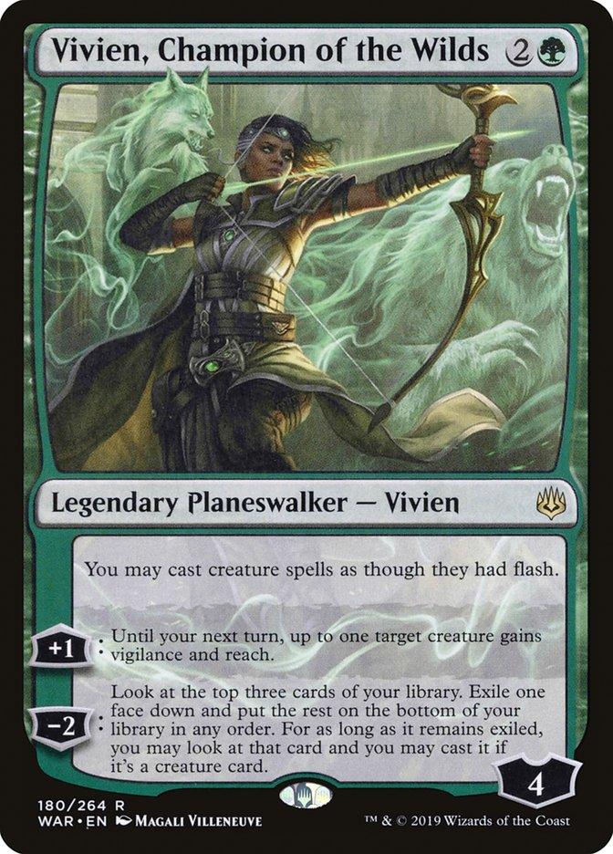 Vivien, Champion of the Wilds [War of the Spark] - Trinity Hobby
