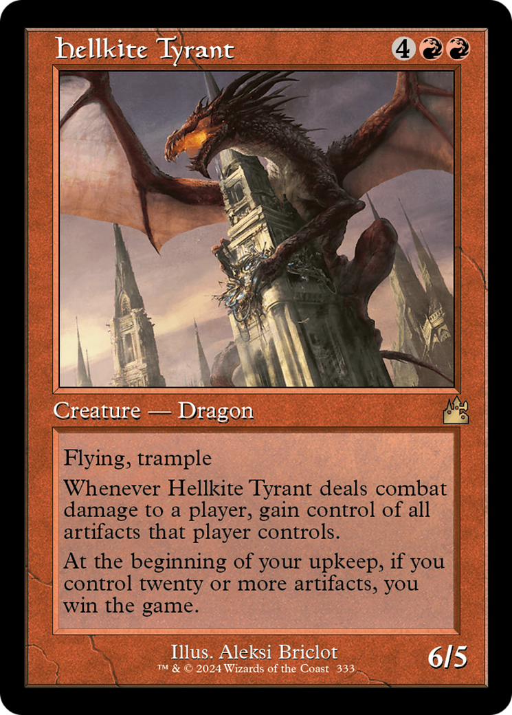 Hellkite Tyrant (Retro Frame) [Ravnica Remastered] - Trinity Hobby