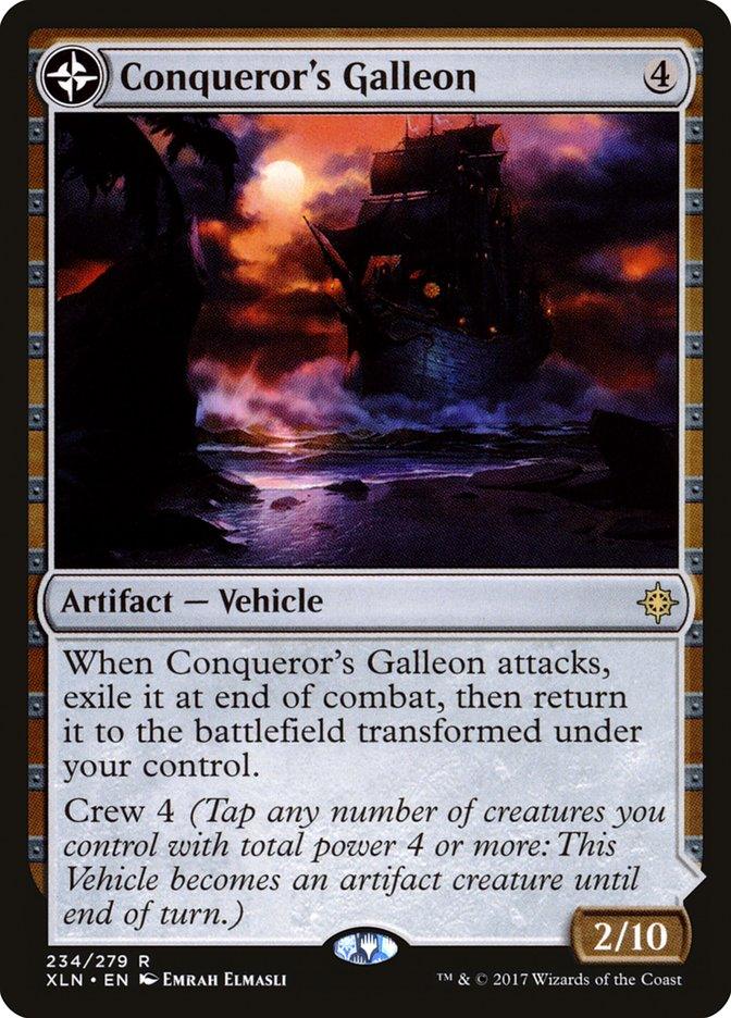 Conqueror's Galleon // Conqueror's Foothold [Ixalan] - Trinity Hobby