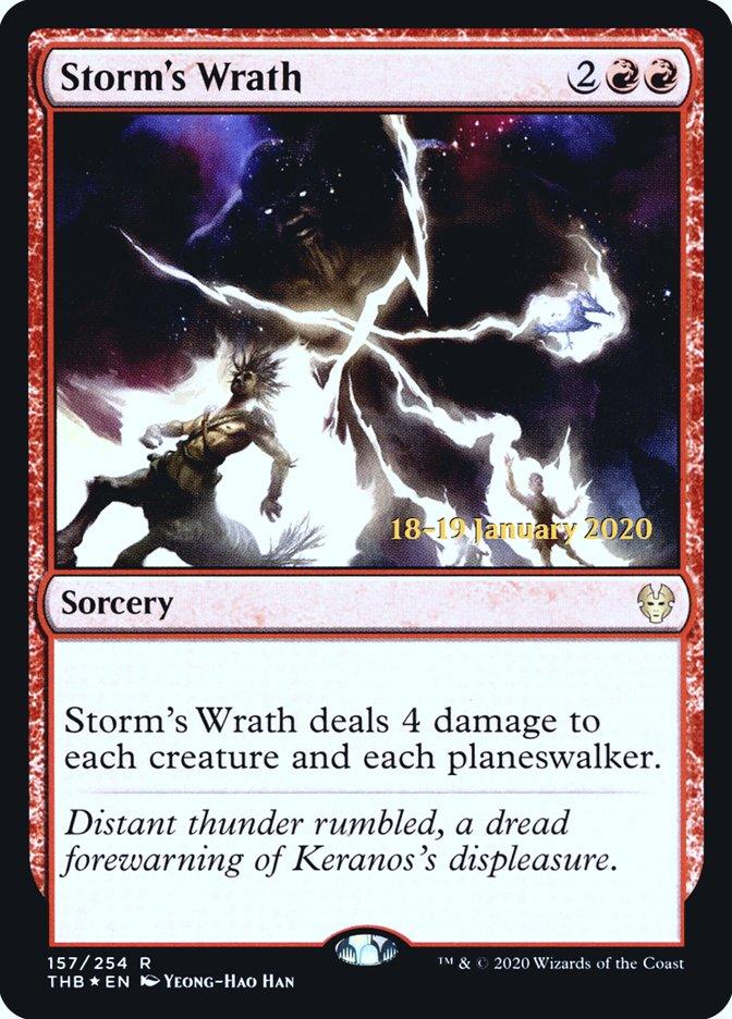 Storm's Wrath [Theros Beyond Death Prerelease Promos] - Trinity Hobby