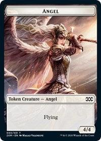 Angel // Saproling Double-Sided Token [Double Masters Tokens] - Trinity Hobby
