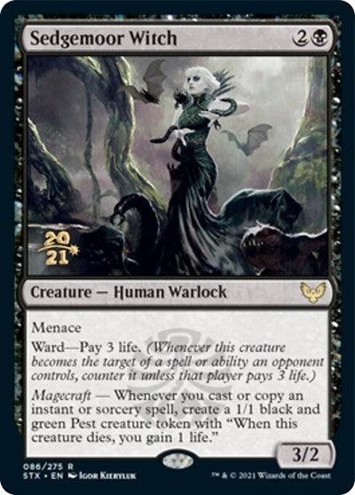 Sedgemoor Witch [Strixhaven: School of Mages Prerelease Promos] - Trinity Hobby