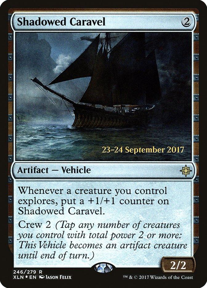 Shadowed Caravel [Ixalan Prerelease Promos] - Trinity Hobby