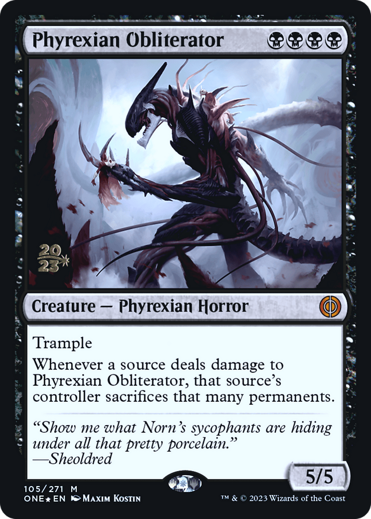 Phyrexian Obliterator [Phyrexia: All Will Be One Prerelease Promos] - Trinity Hobby