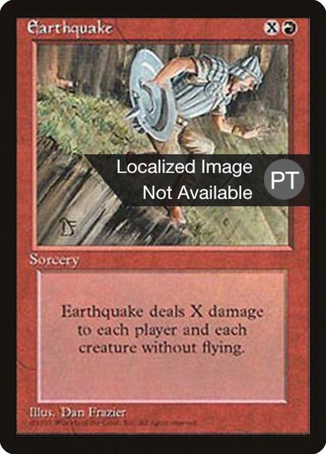 Earthquake [Fourth Edition (Foreign Black Border)] - Trinity Hobby