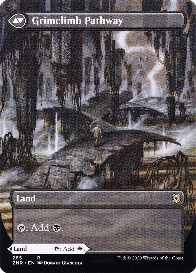 Brightclimb Pathway // Grimclimb Pathway (Borderless Alternate Art) [Zendikar Rising] - Trinity Hobby