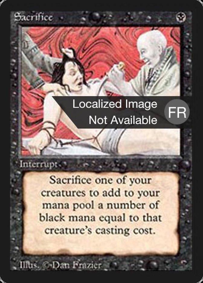 Sacrifice [Foreign Black Border] - Trinity Hobby