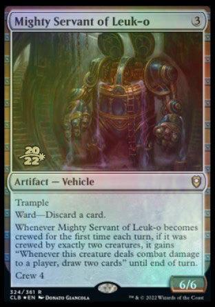 Mighty Servant of Leuk-o [Commander Legends: Battle for Baldur's Gate Prerelease Promos] - Trinity Hobby