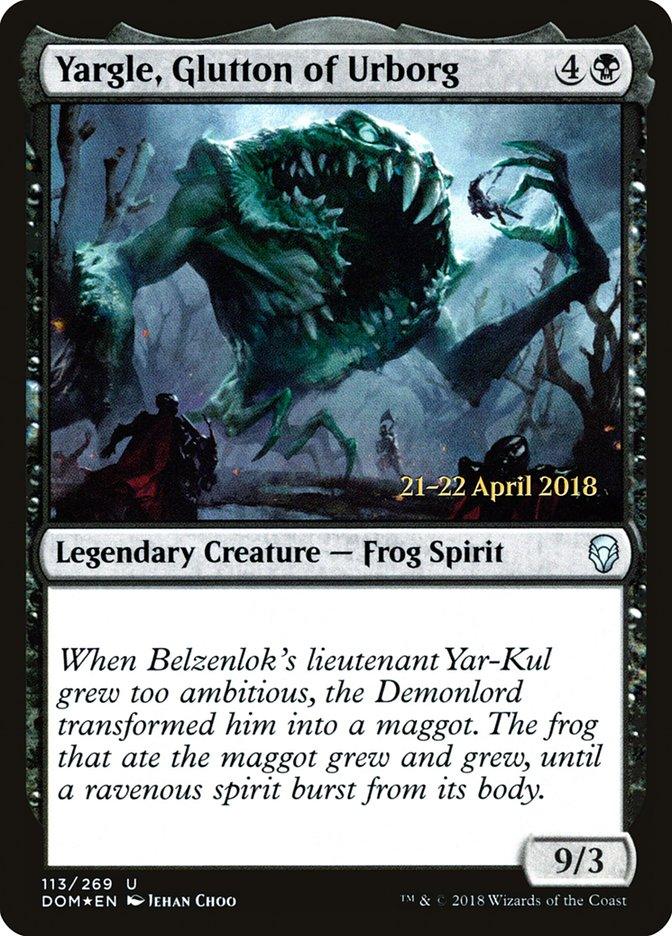 Yargle, Glutton of Urborg [Dominaria Prerelease Promos] - Trinity Hobby