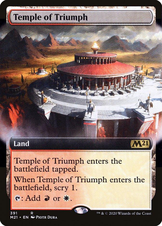 Temple of Triumph (Extended Art) [Core Set 2021] - Trinity Hobby