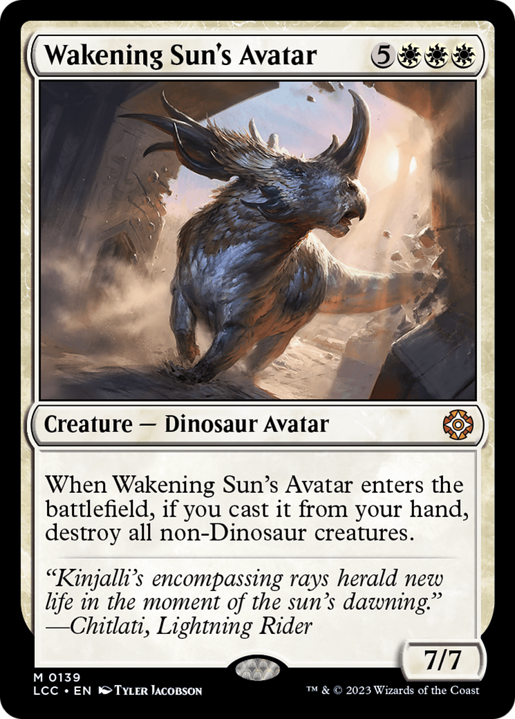 Wakening Sun's Avatar [The Lost Caverns of Ixalan Commander] - Trinity Hobby
