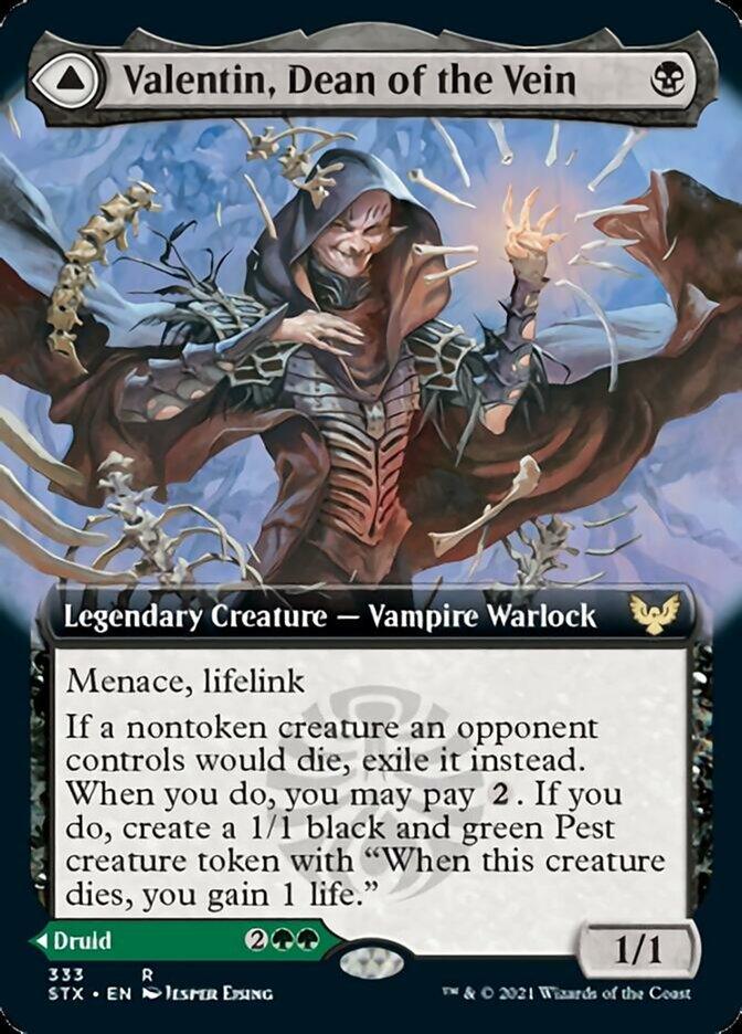 Valentin, Dean of the Vein // Lisette, Dean of the Root (Extended Art) [Strixhaven: School of Mages] - Trinity Hobby