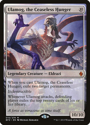 Ulamog, the Ceaseless Hunger [Battle for Zendikar] - Trinity Hobby