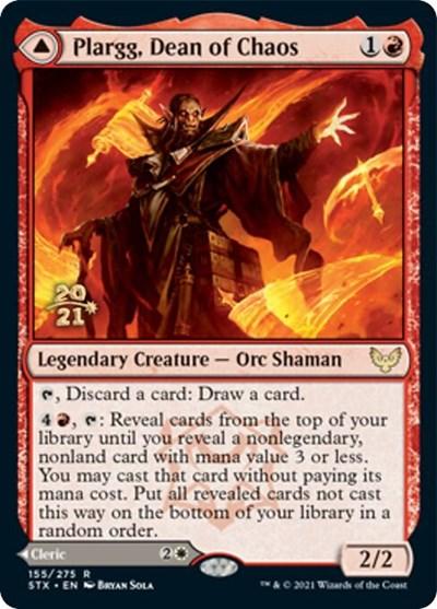 Plargg, Dean of Chaos // Augusta, Dean of Order [Strixhaven: School of Mages Prerelease Promos] - Trinity Hobby