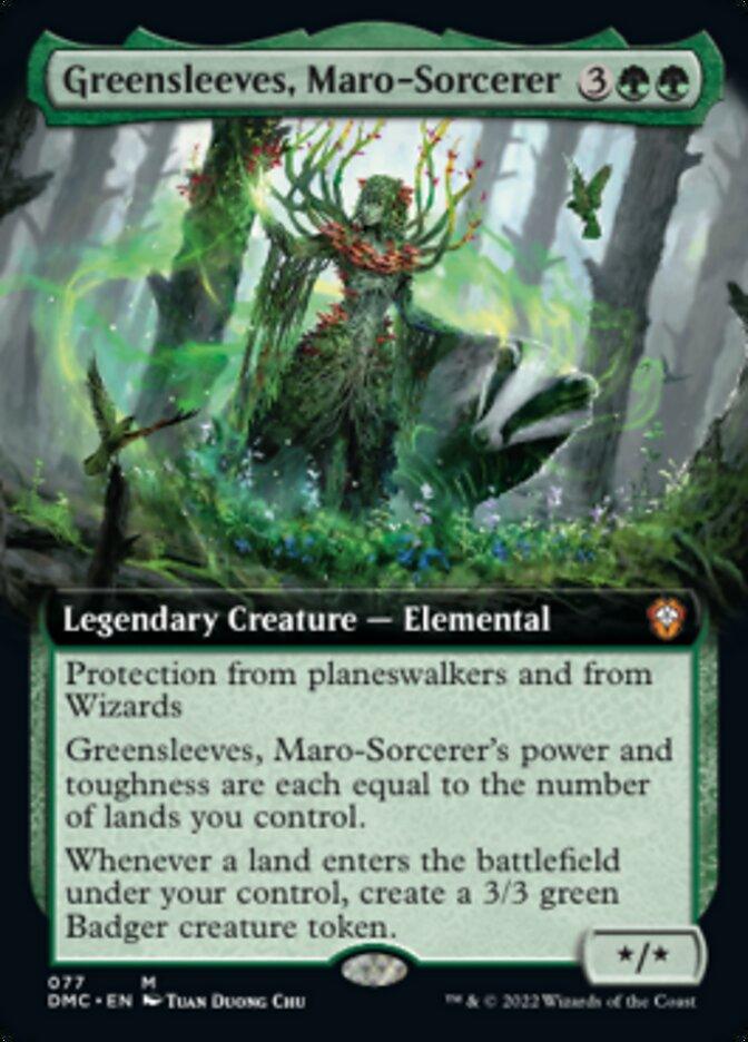 Greensleeves, Maro-Sorcerer (Extended Art) [Dominaria United Commander] - Trinity Hobby