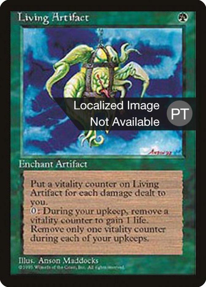 Living Artifact [Fourth Edition (Foreign Black Border)] - Trinity Hobby