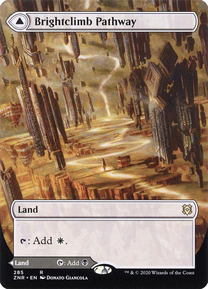 Brightclimb Pathway // Grimclimb Pathway (Borderless Alternate Art) [Zendikar Rising] - Trinity Hobby