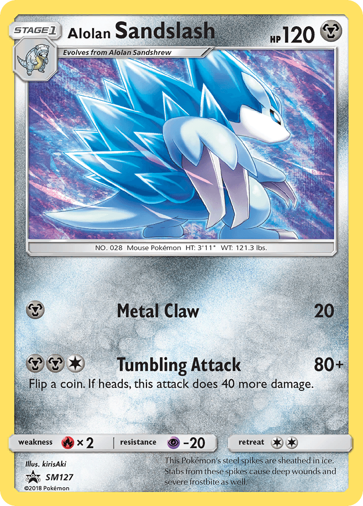 Alolan Sandslash (SM127) [Sun & Moon: Black Star Promos] - Trinity Hobby
