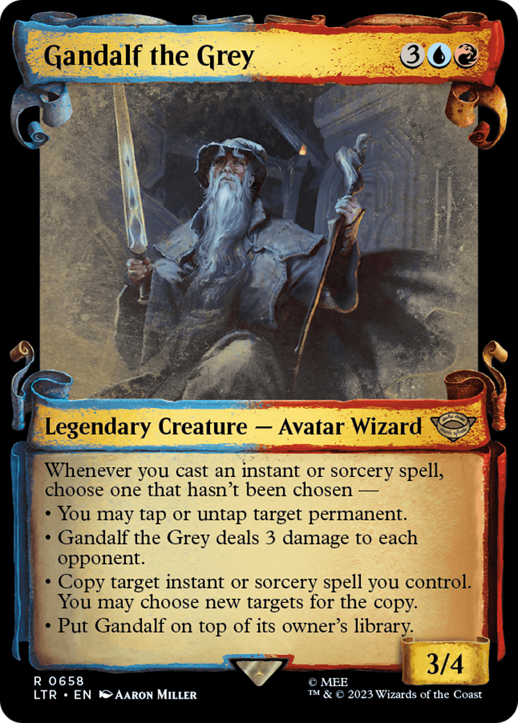 Gandalf the Grey [The Lord of the Rings: Tales of Middle-Earth Showcase Scrolls] - Trinity Hobby