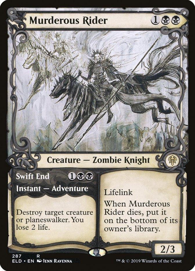 Murderous Rider // Swift End (Showcase) [Throne of Eldraine] - Trinity Hobby