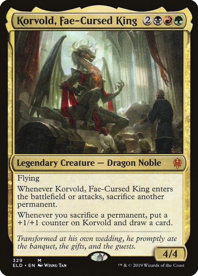 Korvold, Fae-Cursed King [Throne of Eldraine] - Trinity Hobby