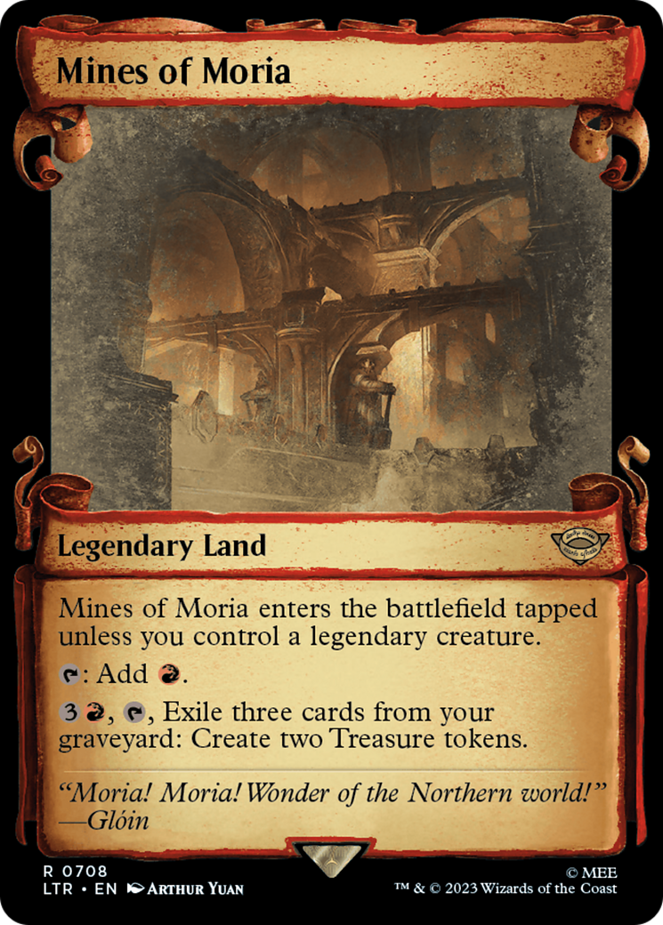 Mines of Moria [The Lord of the Rings: Tales of Middle-Earth Showcase Scrolls] - Trinity Hobby